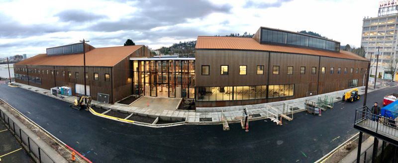 00003636880182-0940 wide angle exterior view of Redfox Commons building