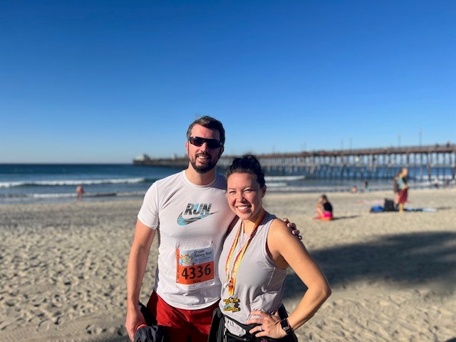 Kraig & Jennie Race Shot